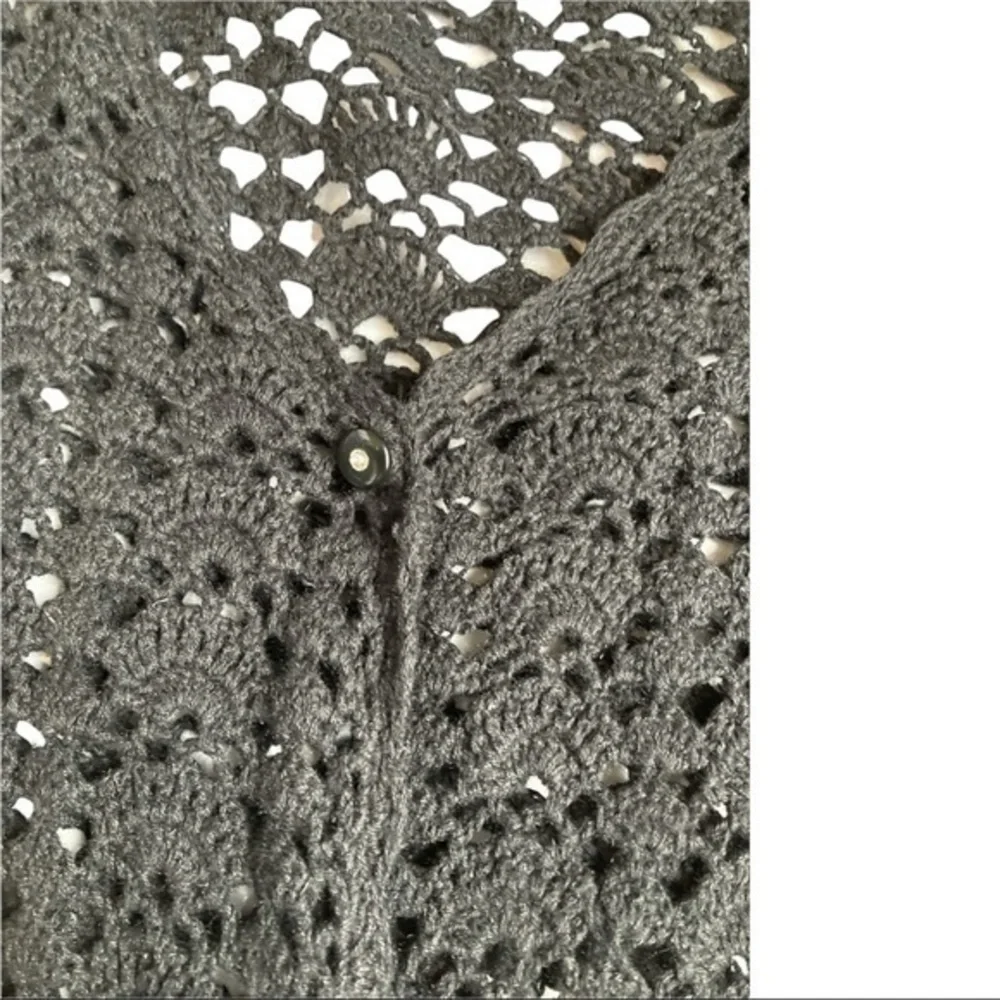 Napa Valley size large cardigan woven knit with beads